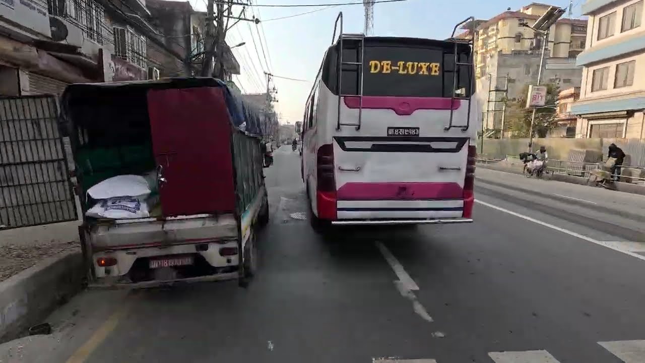 A Timelapse Ride Through Kathmandu Valley | TInchuli Pipalbot to  to Tilganga