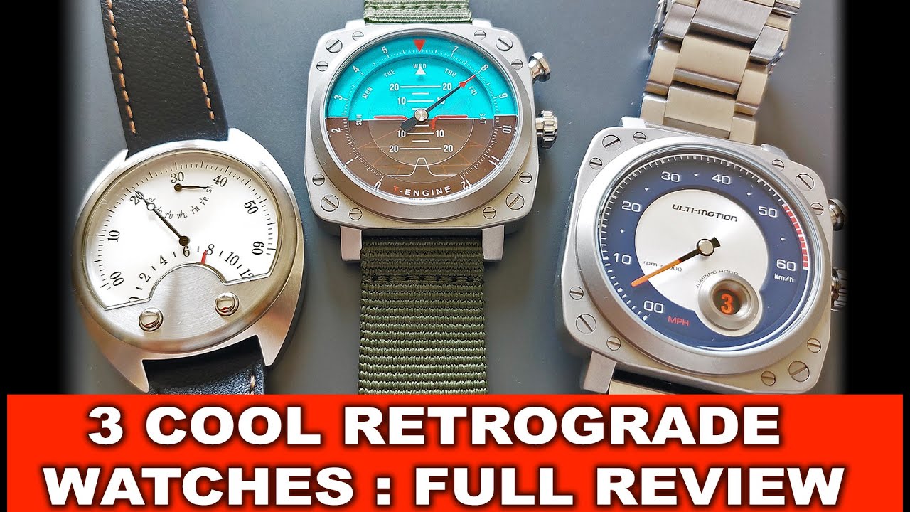 3 SPECIAL RETROGRADE WATCHES. Full review !  #watches #watchcollector #watchlover