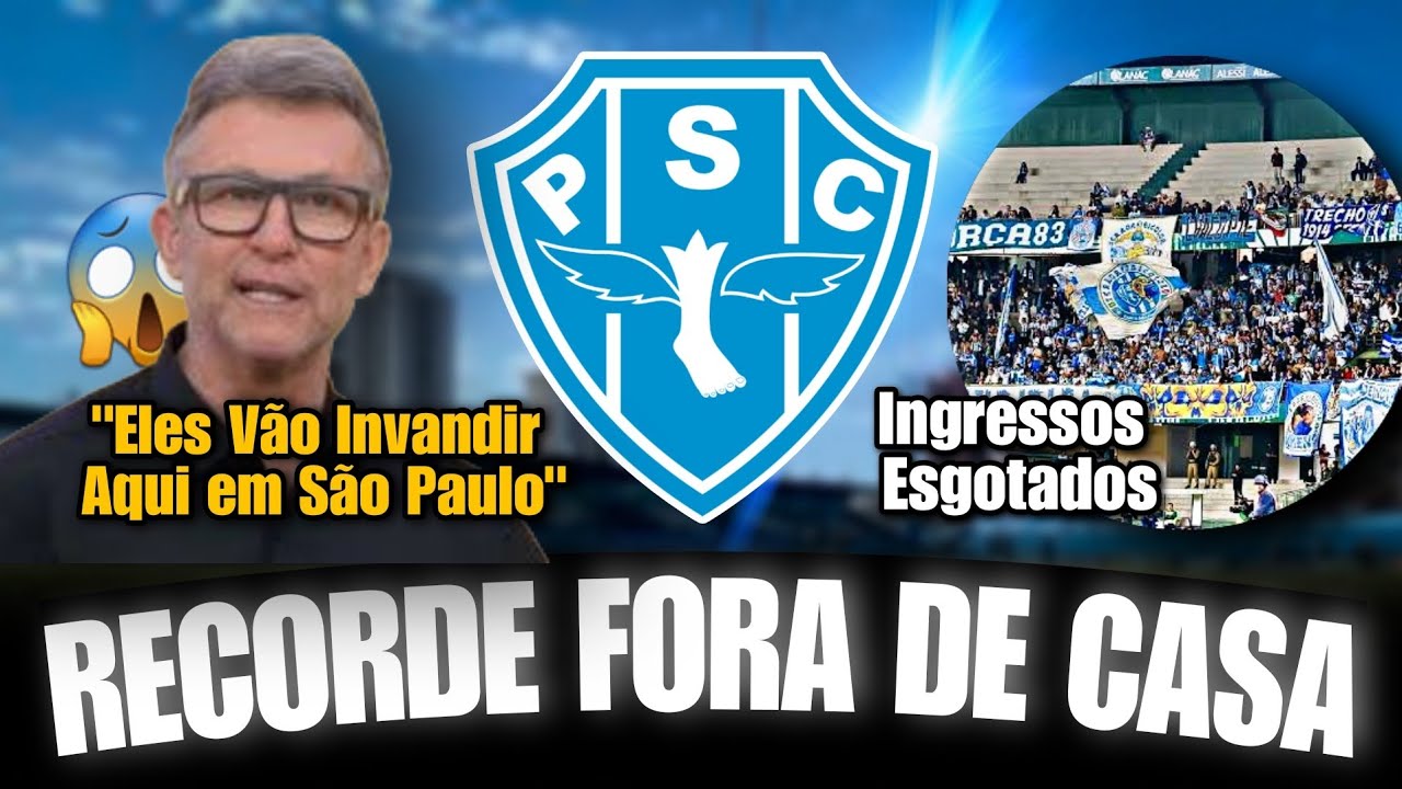 TORCIDA DO PAPÃO SURPREENDEU TODOS!! VAI FERVER O CALDEIRÃO!! NOTÍCIAS DE PAYSANDU X PORTUGUESA SP