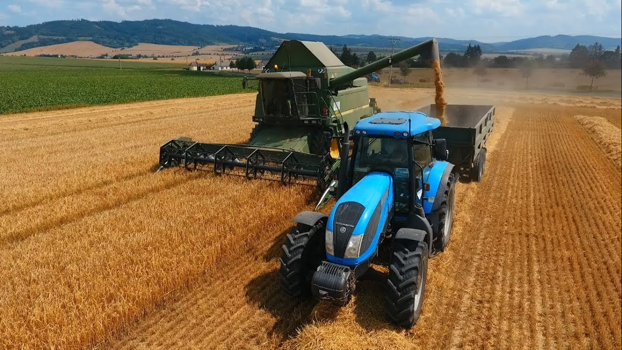 Žně 2018 /Claas,John Deere,Landini\