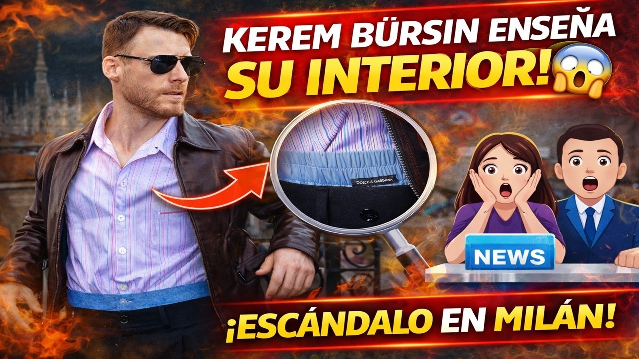 Kerem Bürsin se vuelve VIRAL en Milán 😲 | El look que sorprendió a todos en Milan Fashion Week