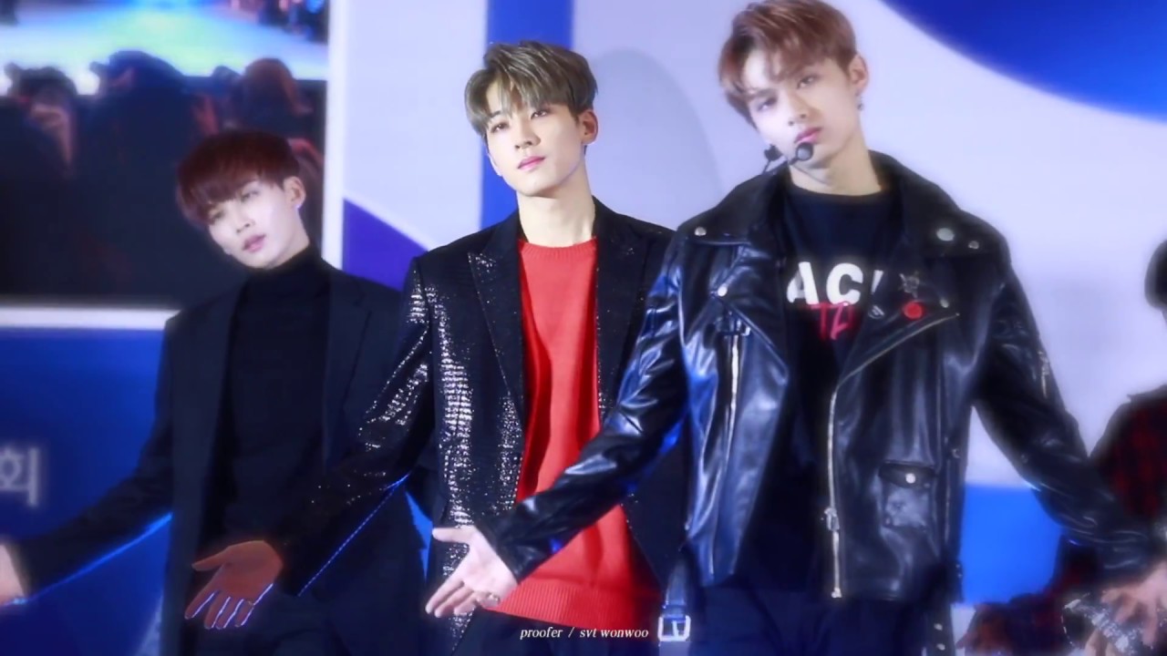 171208 Love Milk Festival 러브밀크페스티벌 세븐틴 모자를 눌러쓰고 원우 focus