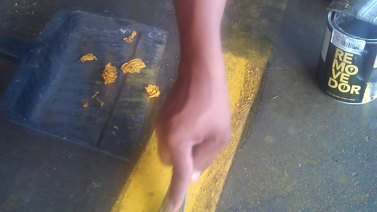 COMO QUITAR PINTURA QUE FUE APLICADA EN PISO.