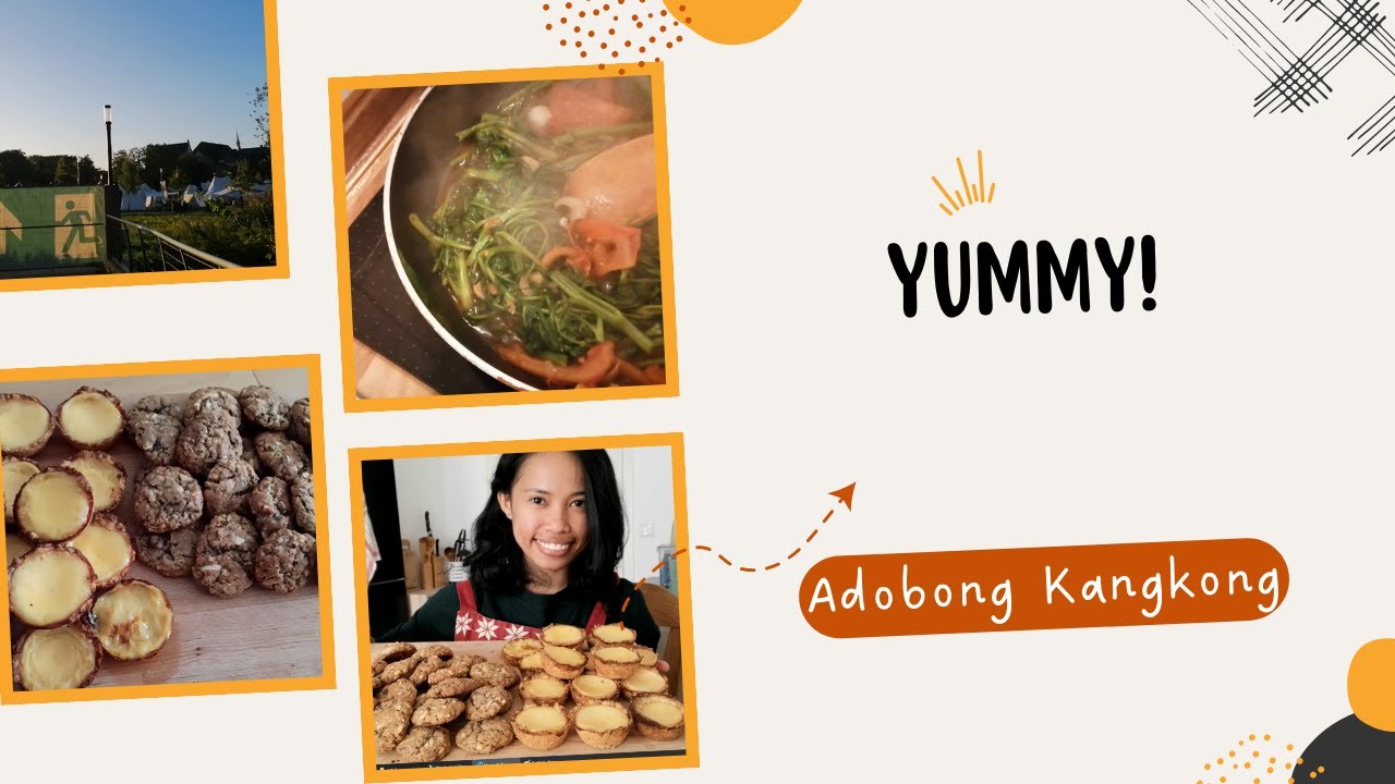 Nagbake ng Cookies at Egg Tart + Adobong  Kangkong finally! | Cristy in Germany #Germany #OFWlife
