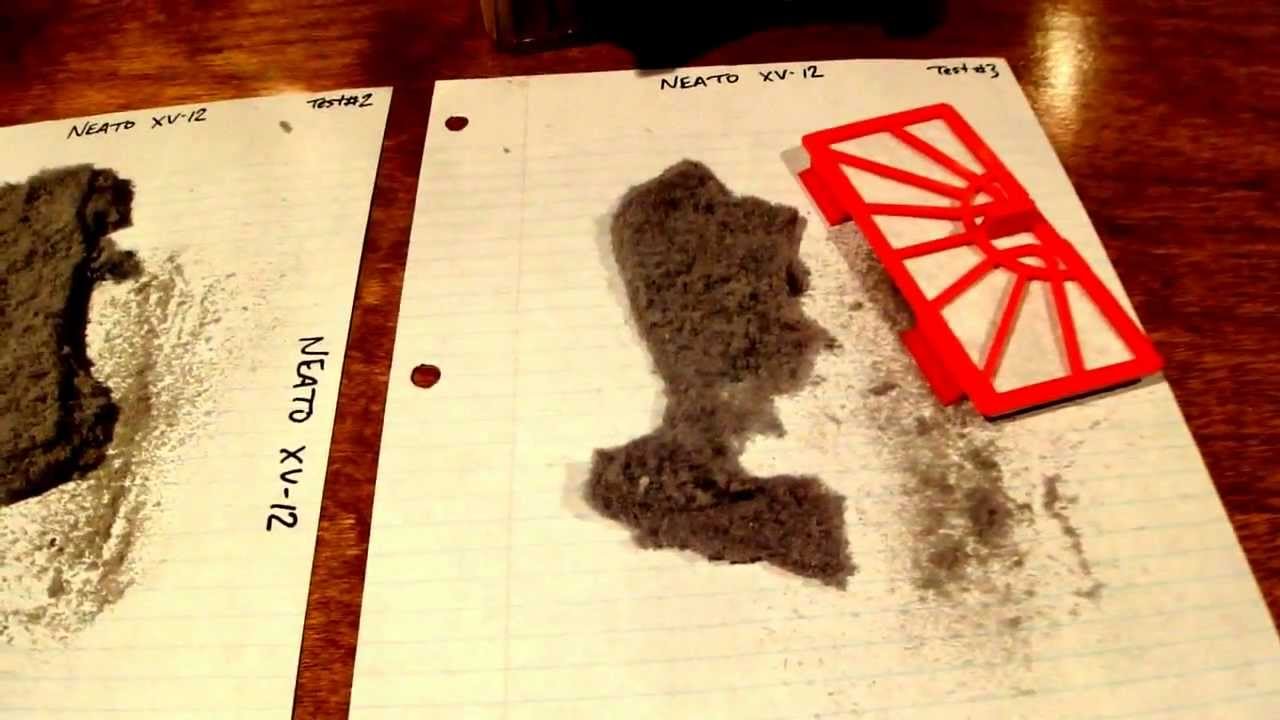 Neato XV-12 Suction Test Results, Basement