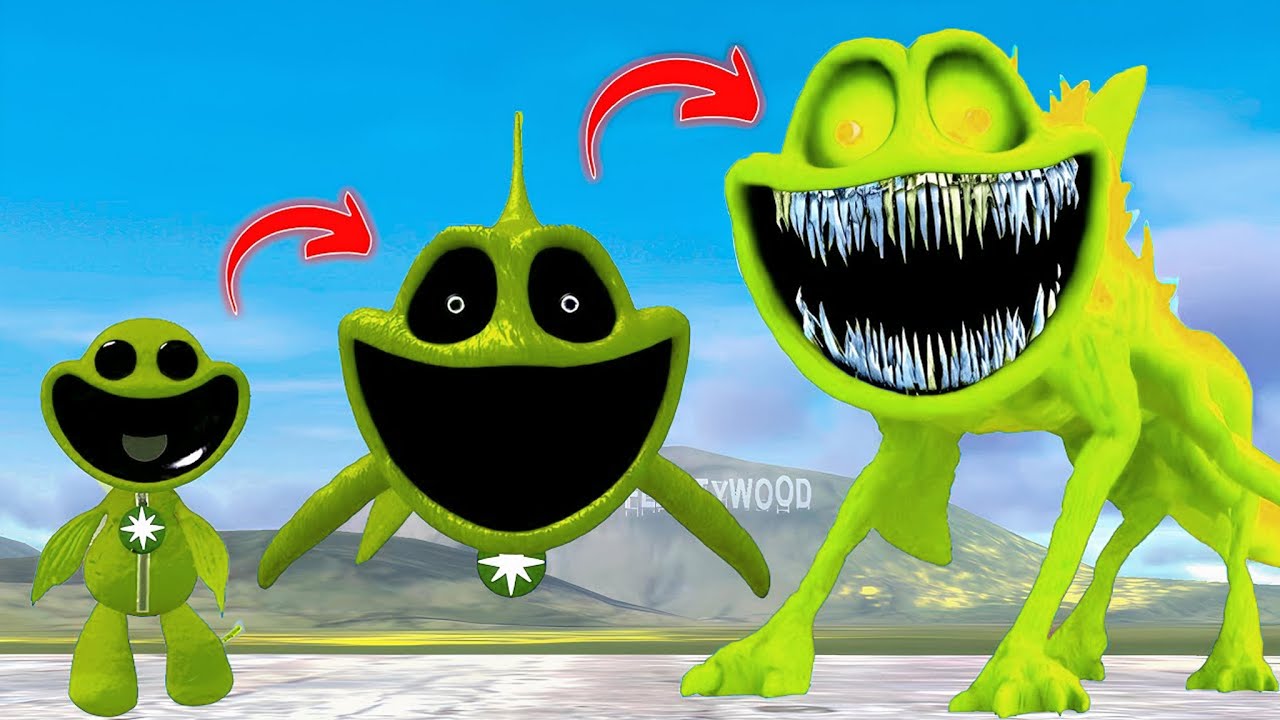 EVOLUTION OF GODZILLA GLIMMER FISH FORGOTTEN SMILING CRITTERS In Garry's Mod!