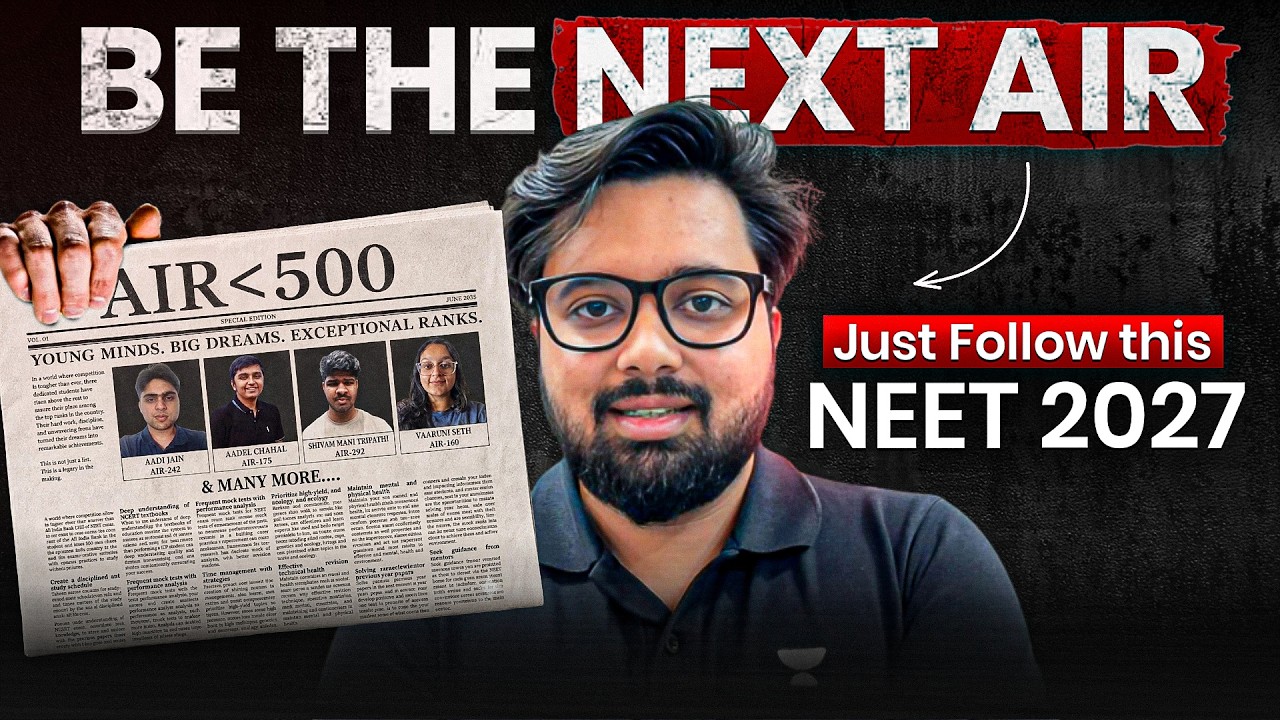 Станьте следующим обладателем AIR | Полная дорожная карта NEET 2027 | Пранав Пундарик