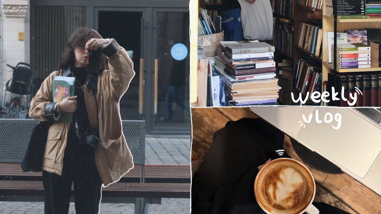 WEEKLY VLOG 👩🏻‍💻📚☕️I kitaplar, buluşmalar, okuma alışkanlıkları, kurs günleri ve sınav hazırlıkları