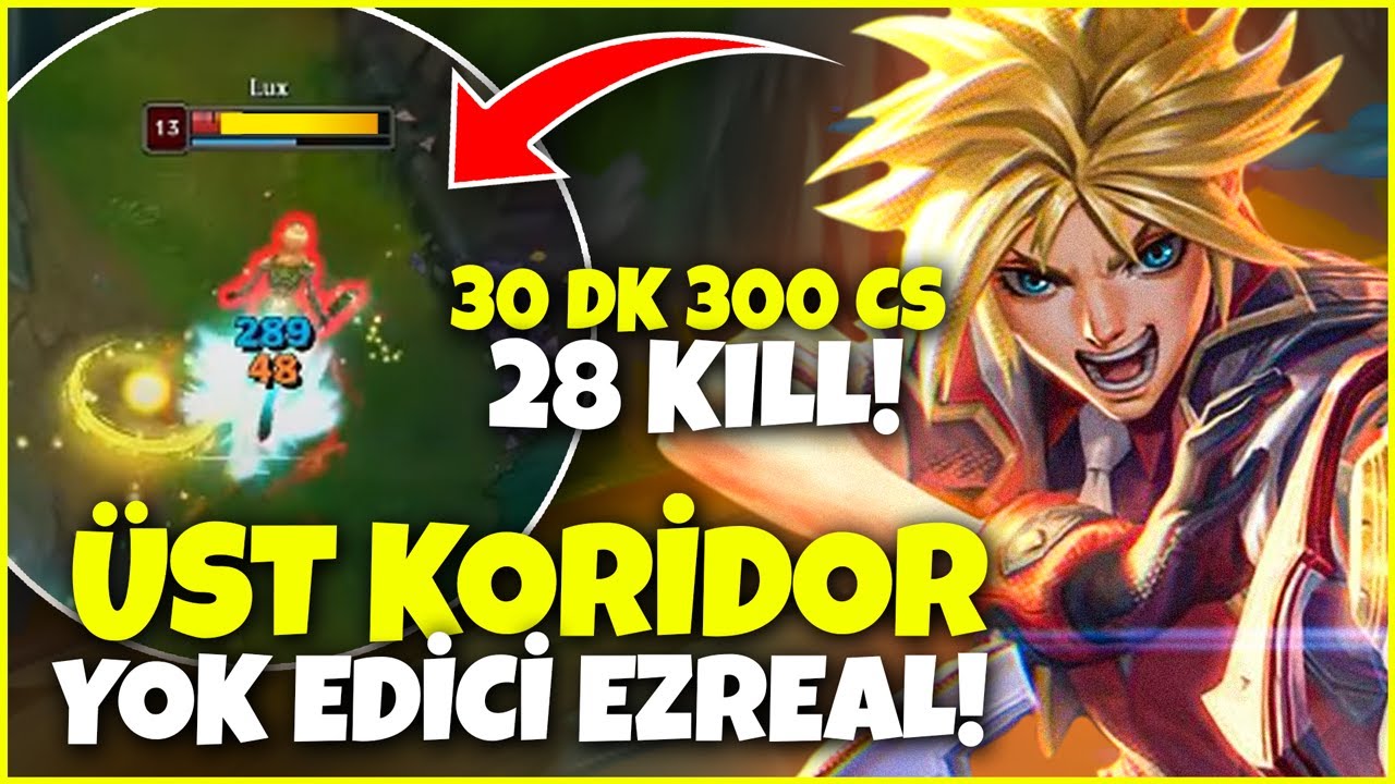 adro ama EZREAL İLE OYUNU DOMİNE EDİYOR!