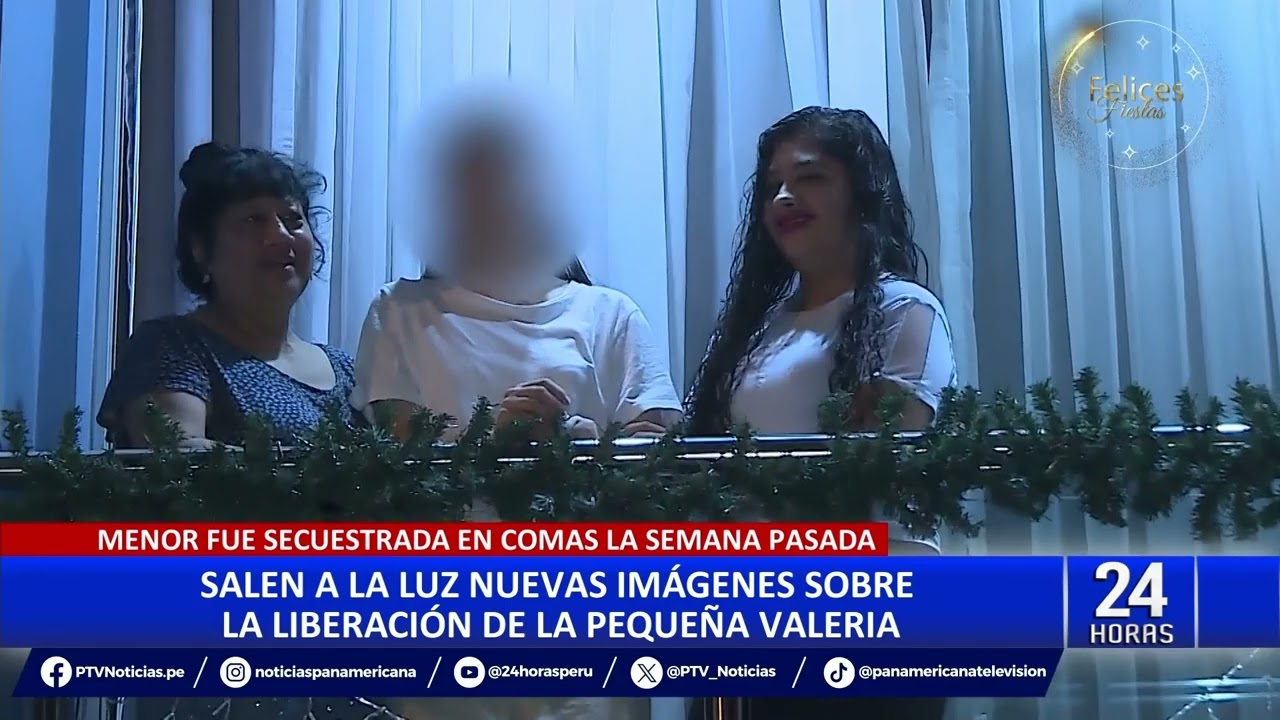 Salen a luz nuevas imágenes de la liberación de la pequeña Valeria