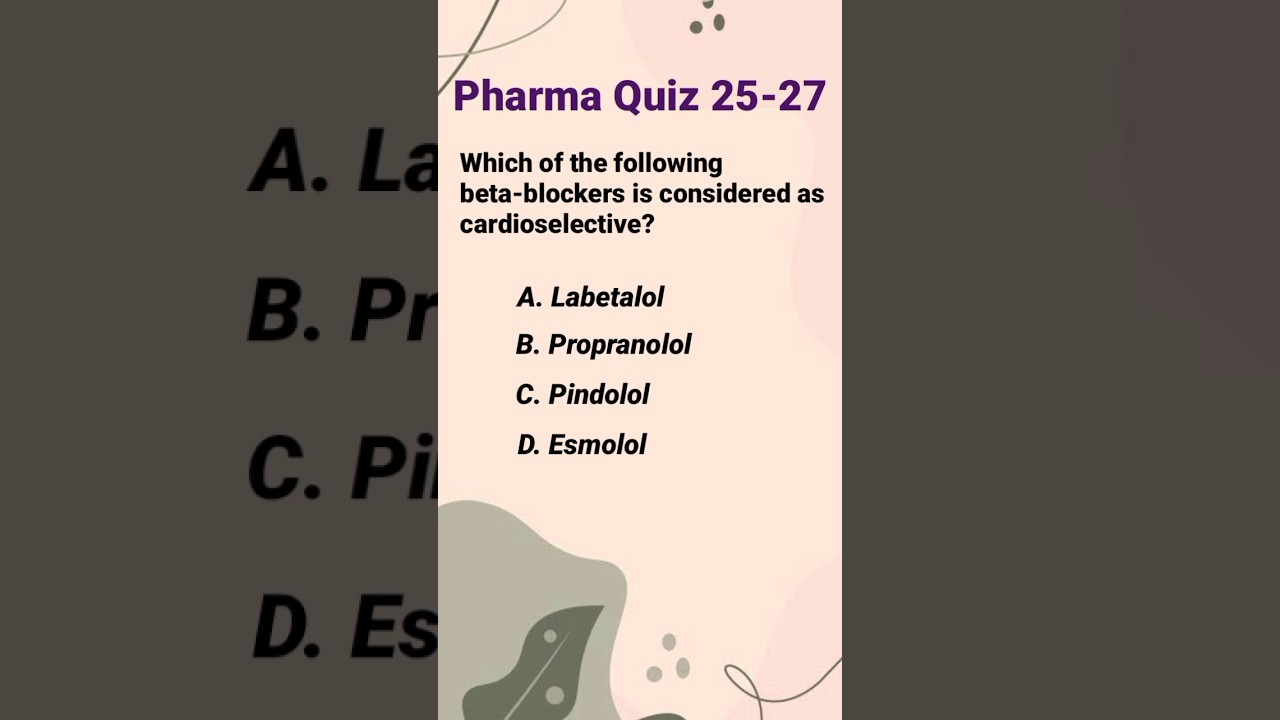 Quiz Farmaceutyczny 25-27 Część 1 #apteka #quiz #edukacja #nauka #farmakologia #farmacja