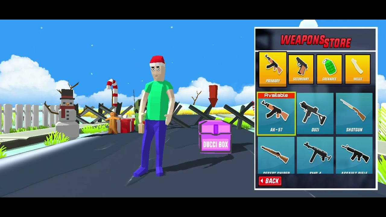 Dude theft wars how to unlock guns