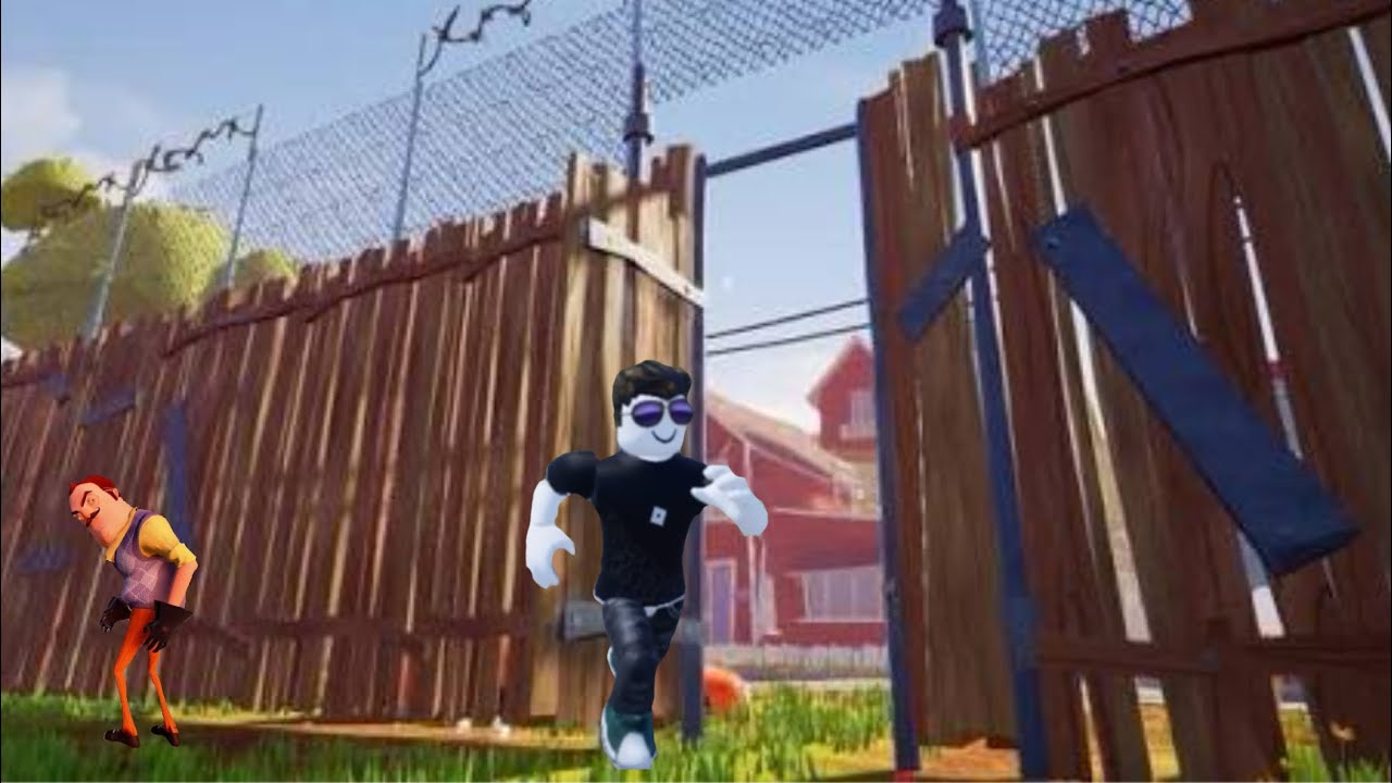 Поставил Свой Первый Рекорд В Hello Neighbour Roblox