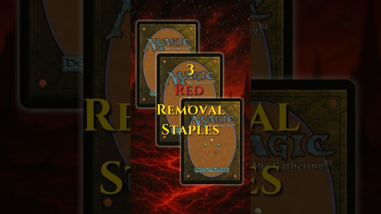 🔴 3 Red Removal Staples 🔴