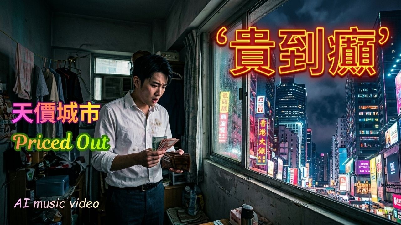 AI Music video 天價城市  Priced Out
