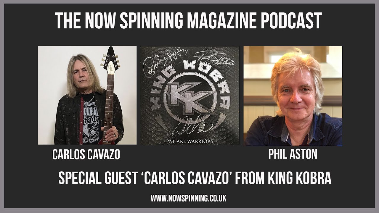 Carlos Cavazo Interview with Phil Aston - Guitarist with King Kobra - Ratt - Quiet Riot