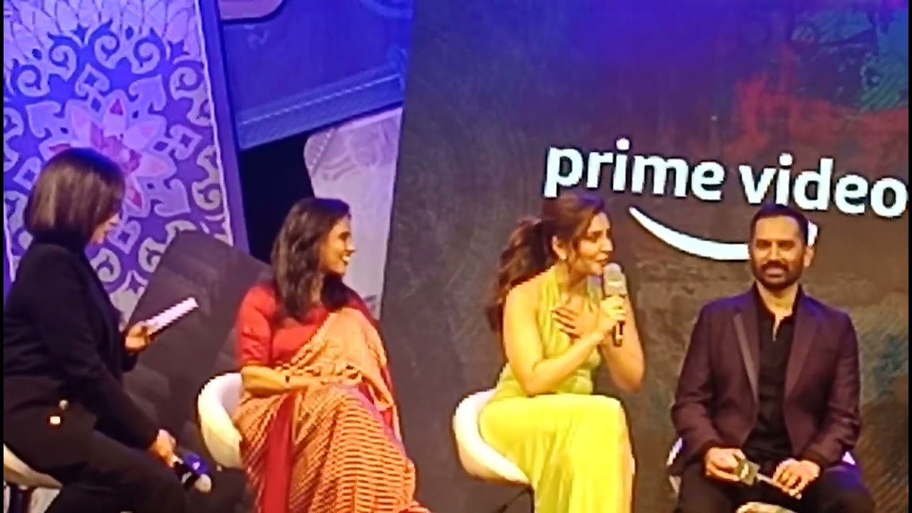Farzi Trailer launch at Grand Hyatt Mumbai with cast and crew.