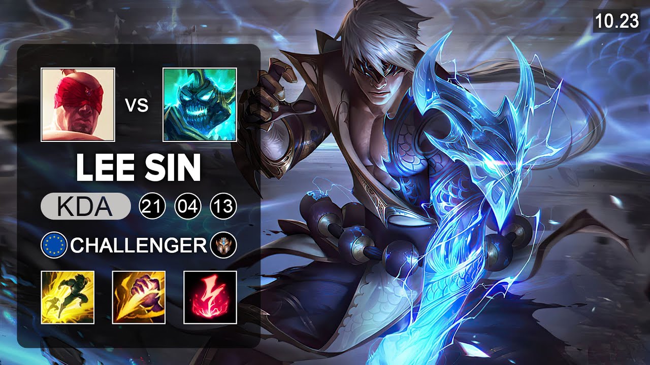 Lee Sin vs Hecarim Jungle - EUW Challenger Patch 10.23