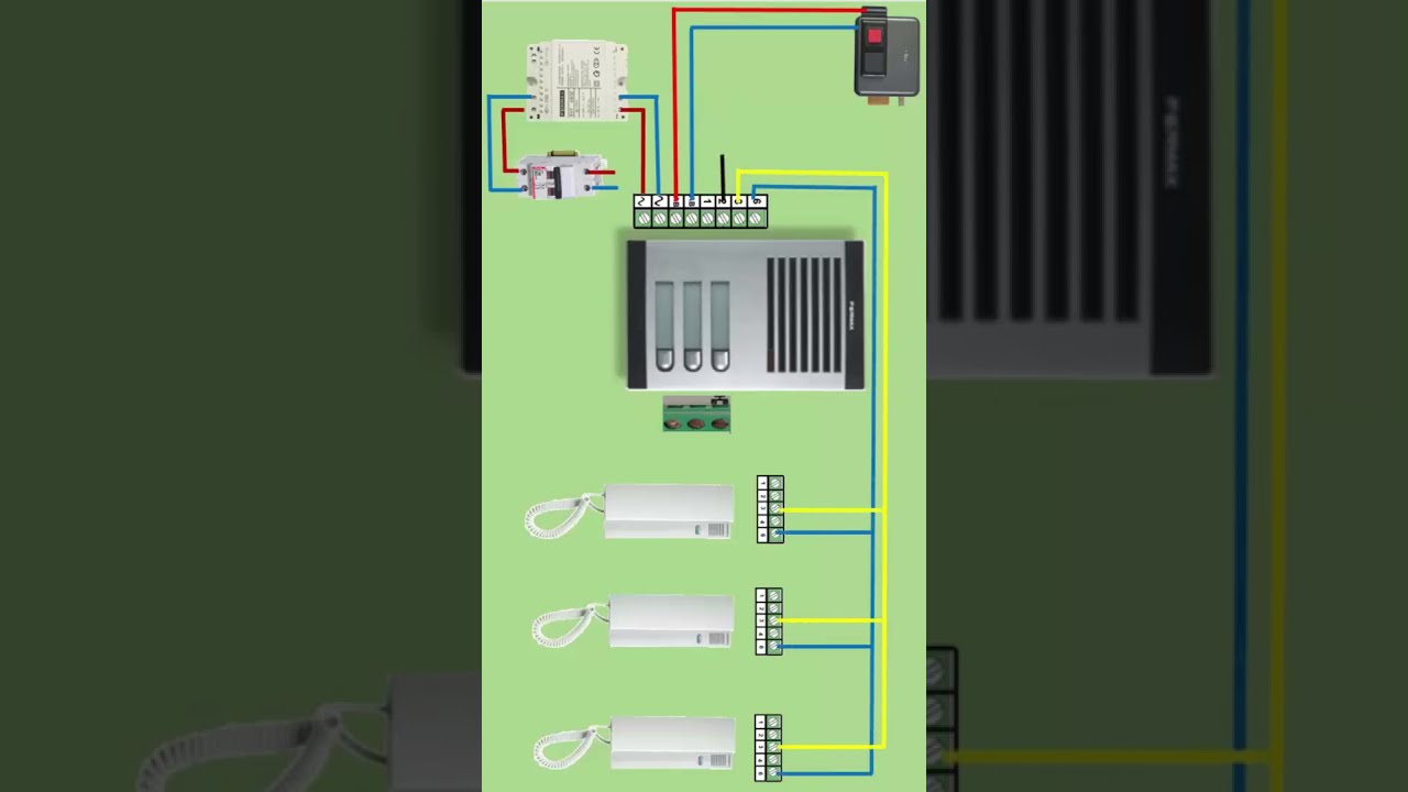 Comment installer l'interphone #shortvideo #shortsvideo #shortsvideoviral