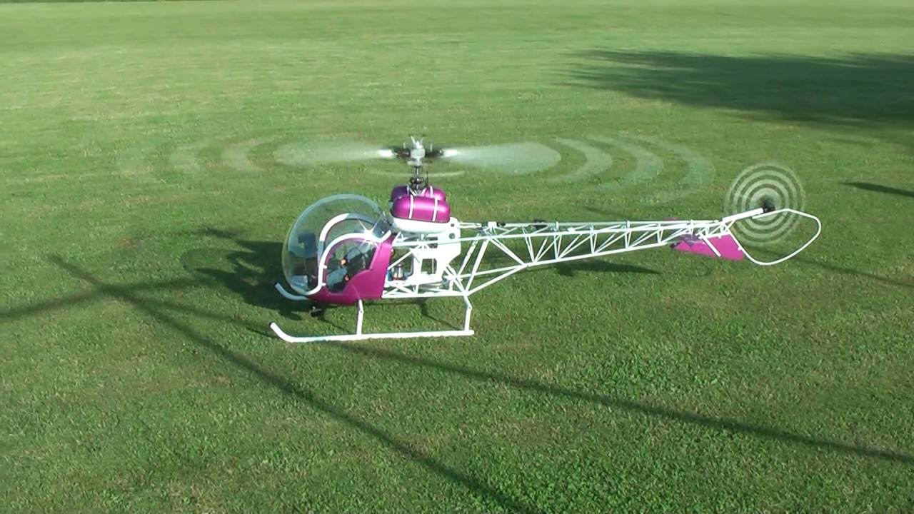 Bell 47G III Vario Erstflug - Maiden
