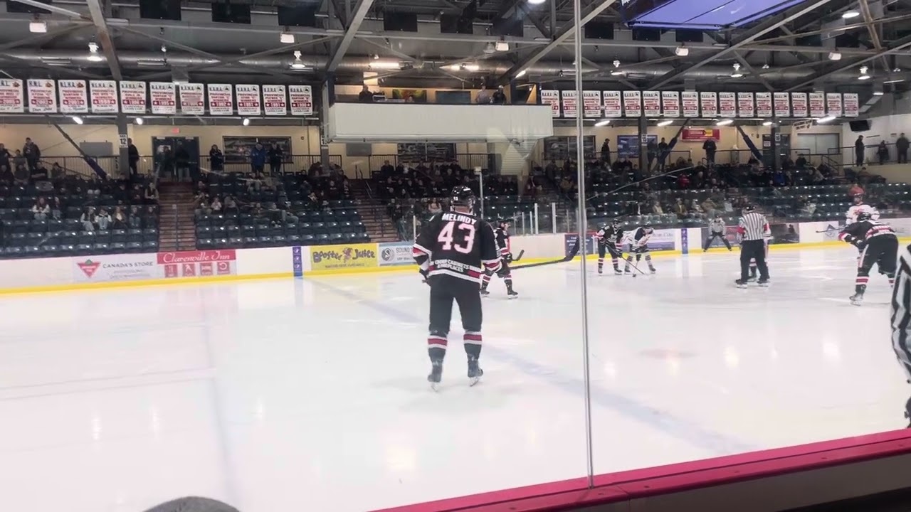 Clarenville Caribous live goal (GOAL #1)