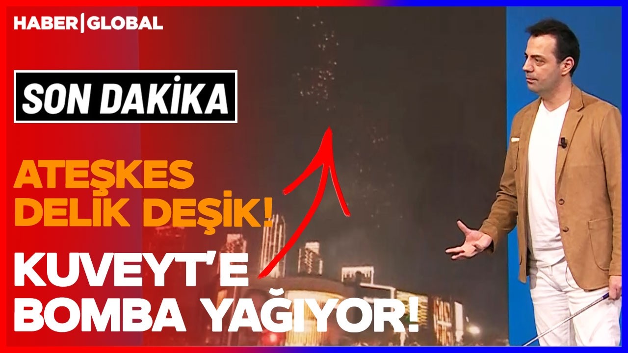 SON DAKİKA ATEŞKES &Ccedil;&Ouml;K&Uuml;YOR! KUVEYT'TE G&Ouml;KY&Uuml;Z&Uuml; ALEV ALDI! Ağır Saldırı Başladı &Uuml;lke Alarmda!