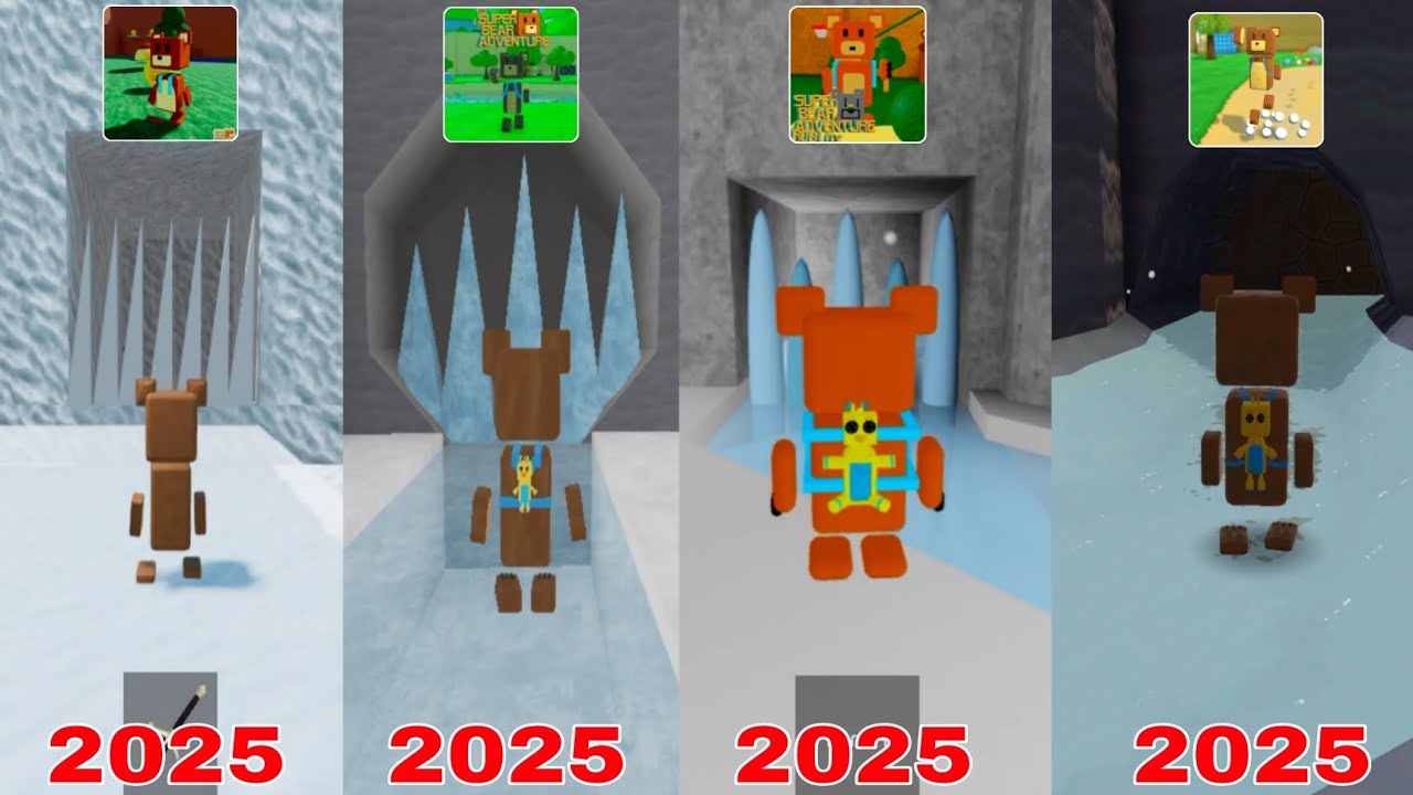 Super Bear Adventure New Roblox Snow Valley Secret Tunnel Similar Version 2025 Gameplay Episode 607