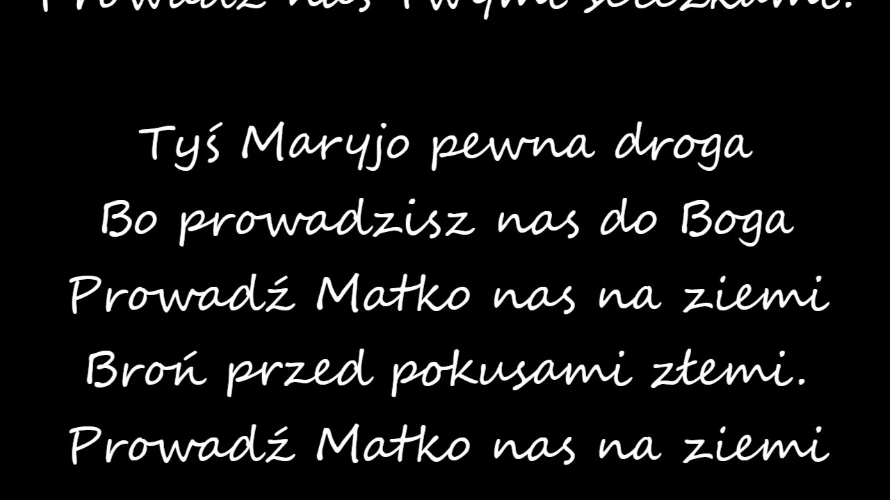 O Maryjo Piękna Pani