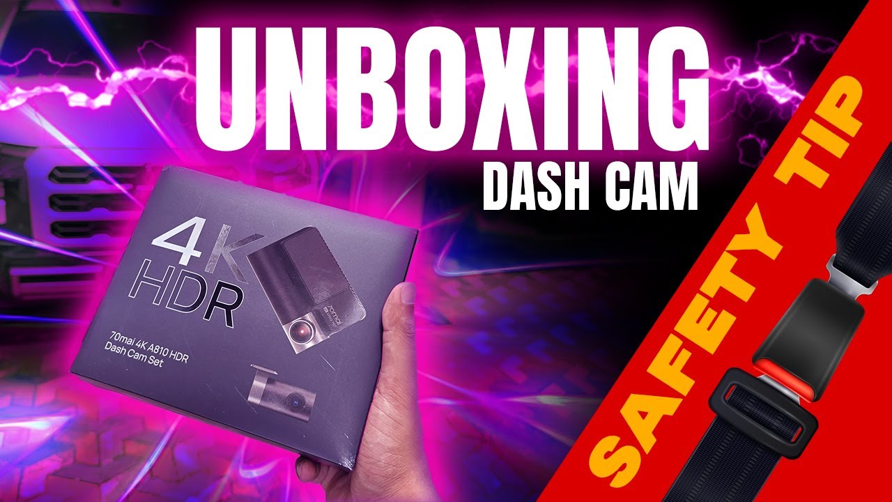 Unboxing 70mai A810 Dash Cam + Rear Seatbelt Safety Story You Must Hear | Seat Belt දාන්නම ඔන ඈයි ?