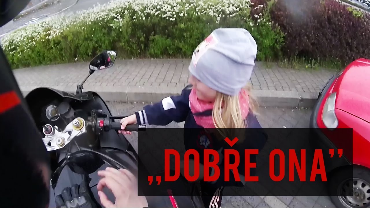 Kurz ježdění, spojka je kámoš, malá motorkářka MOTOVLOG #22