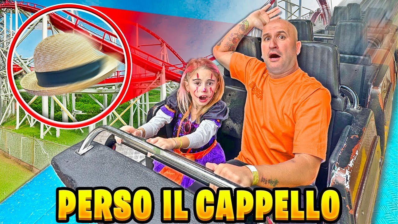 VLOG! ANDIAMO AL PARCO GIOCHI PER 24 ORE E SALVO PERDE IL CAPPELLO SULLE MONTAGNE RUSSE CON GIORGIA!