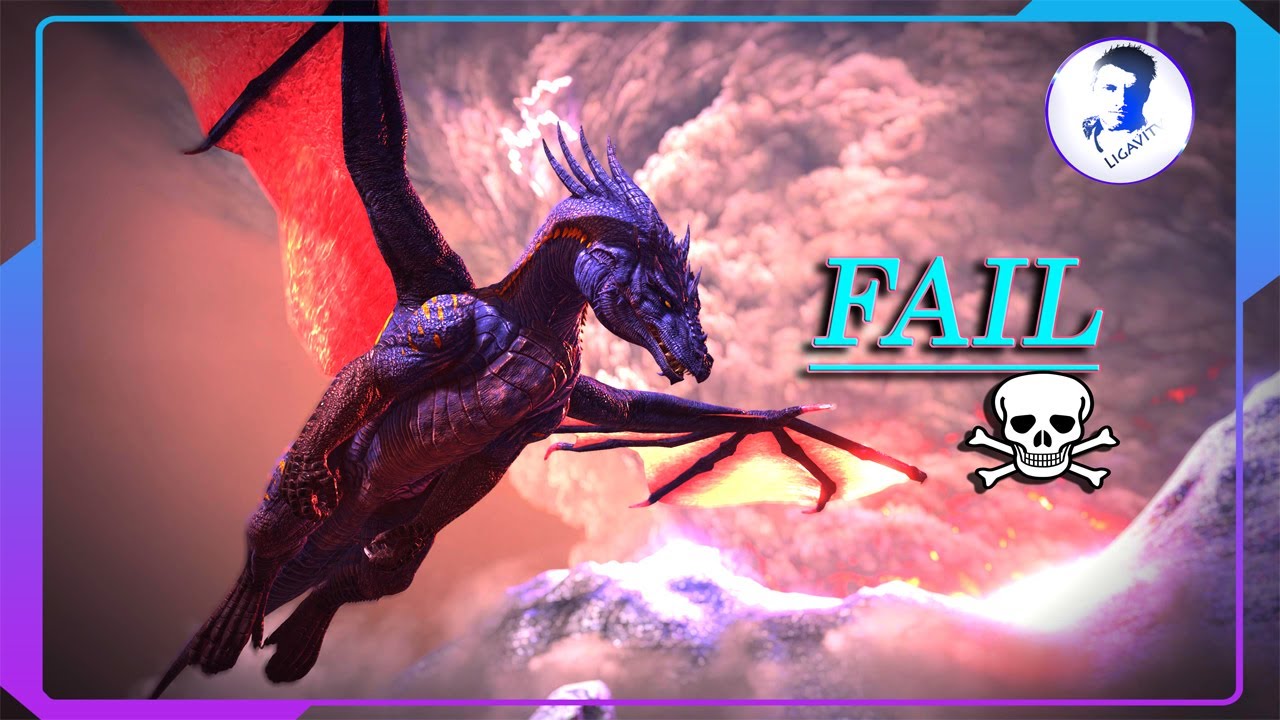 2021 | ☠ BETA DRAGON LOSE | Official EU - Boss Fight SOLO | ARK: Survival Evolved