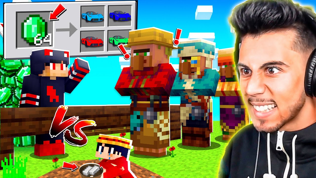 بائع اغلى سيارات المشاهير و الفقير الكسول في قرية ماين كرافت !!؟