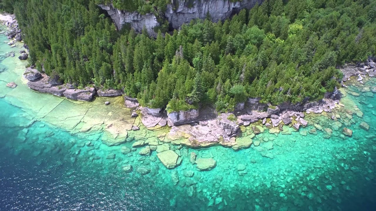 Flowerpot island and Bruce Peninsula National Park 4k