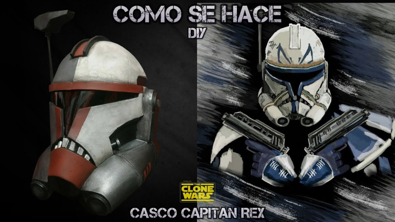 Como Se Hace: Casco Capitan Rex - Star Wars Goma Eva DIY