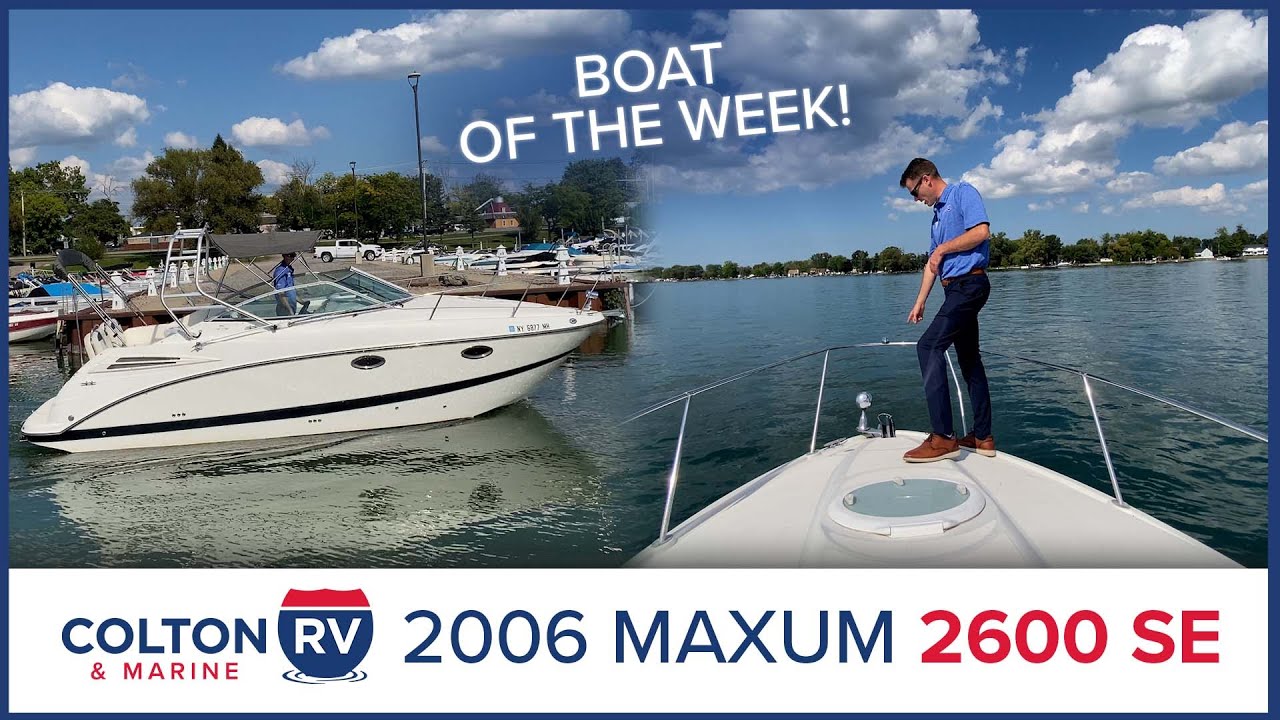 Maxum 2600 SE Tour and Test Drive - Our Boat of the Week!