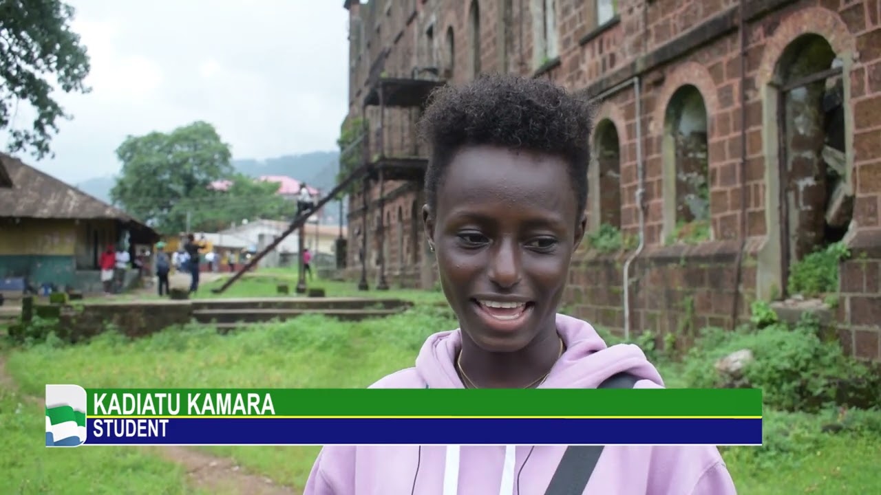 FBC Students tour old Fourah Bay College at Cline Town in Freetown