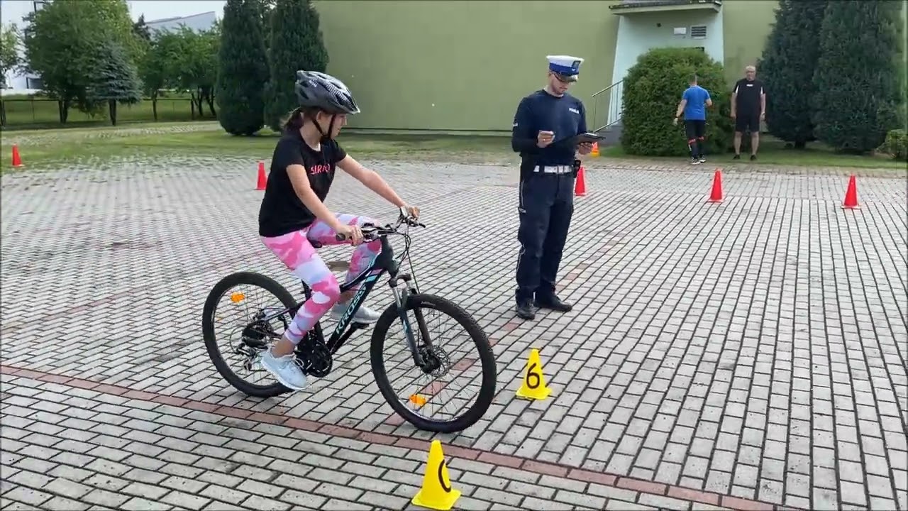 Egzamin praktyczny na kartę rowerową MSP 7 Knurów 9 czerwca 2022