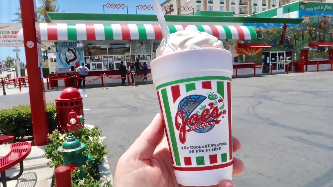 Joe’s Italian Ice в Анахайме — обзор еды на вынос в Южной Калифорнии / рядом с Диснейлендом