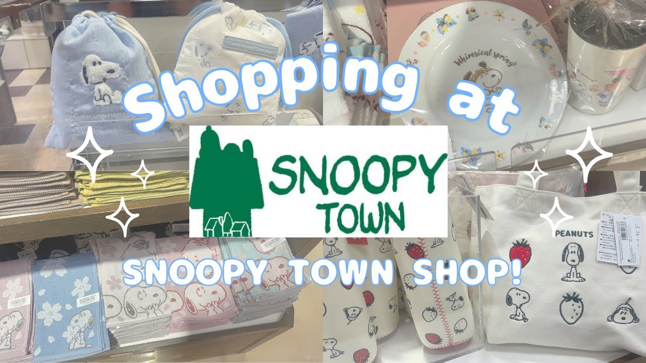 GOING TO SNOOPY TOWN SHOP IN SENDAI, JAPAN!! SO MUCH SNOOPY GOODS I WANTED EVERYTHING 😭