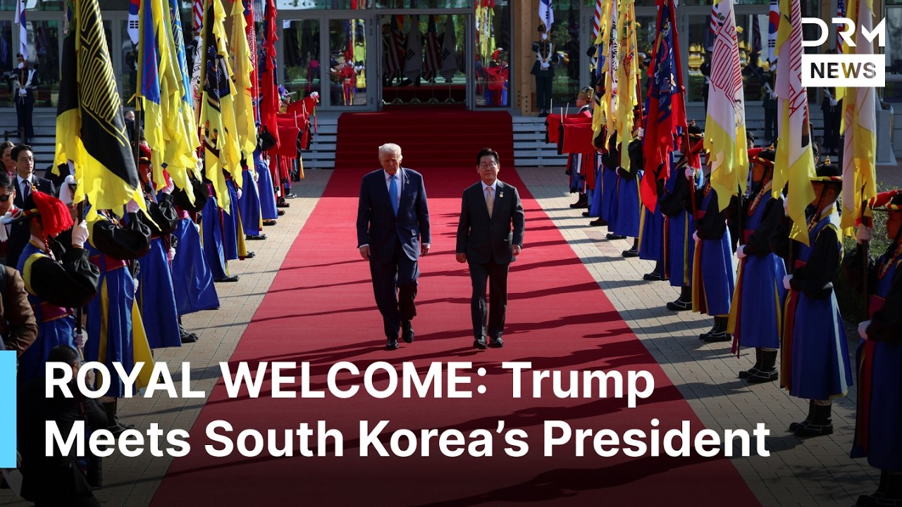 FULL WELCOME CEREMONY: Trump Meets South Korea’s Lee Jae Myung at APEC Summit in Gyeongju | AC1B