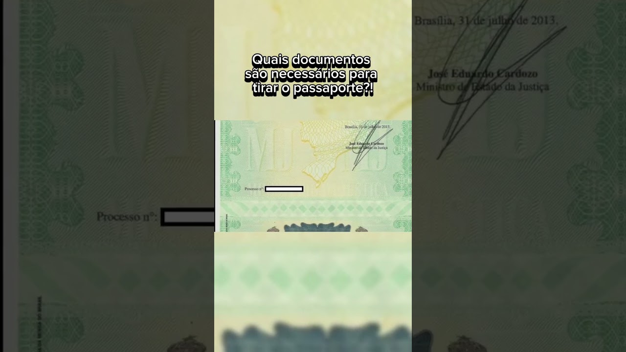 Quais documentos necess&aacute;rios para tirar o passaporte?!