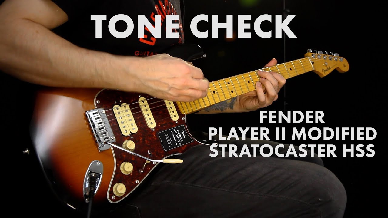 TONE CHECK: Fender Player II Modified Stratocaster HSS Demo