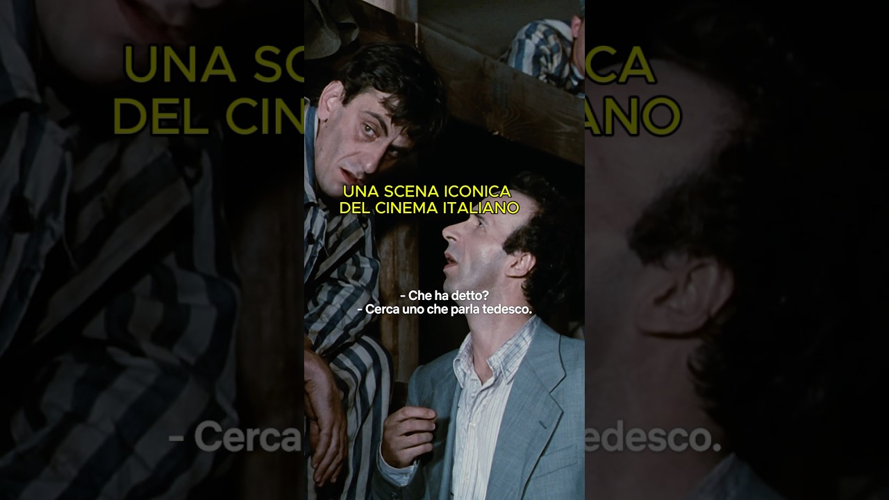 Questa scena INCREDIBILE di Benigni ne LA VITA &Egrave; BELLA