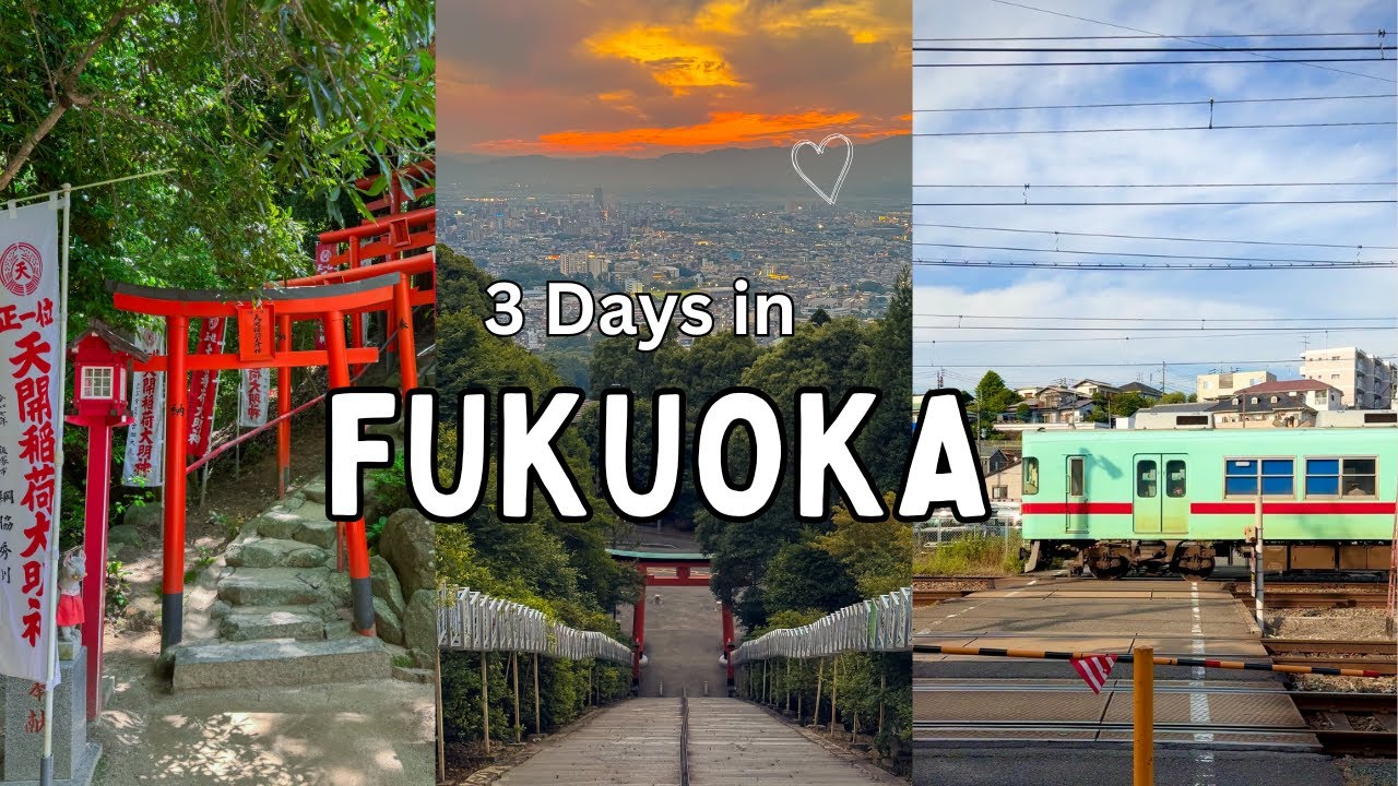 Dazaifu to Fukuoka City, the Perfect 3-Day Itinerary l 2025 Japan Vlog