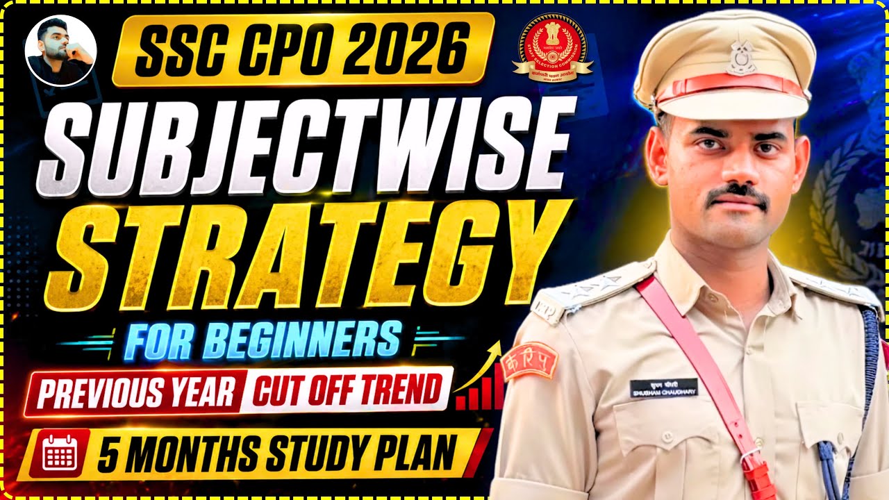 CPO 2026 Detailed strategy for 150 Days | Books & teachers 