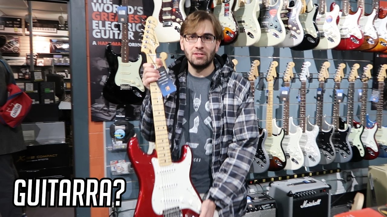COMPREI UMA GUITARRA? LOJA DE INSTRUMENTOS MUSICAIS NO CANADÁ!