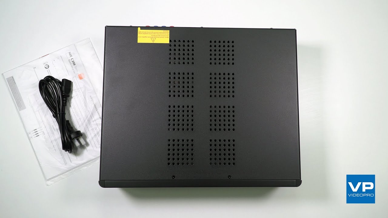 NAD C 298 Stereo Power Amplifier Unboxing