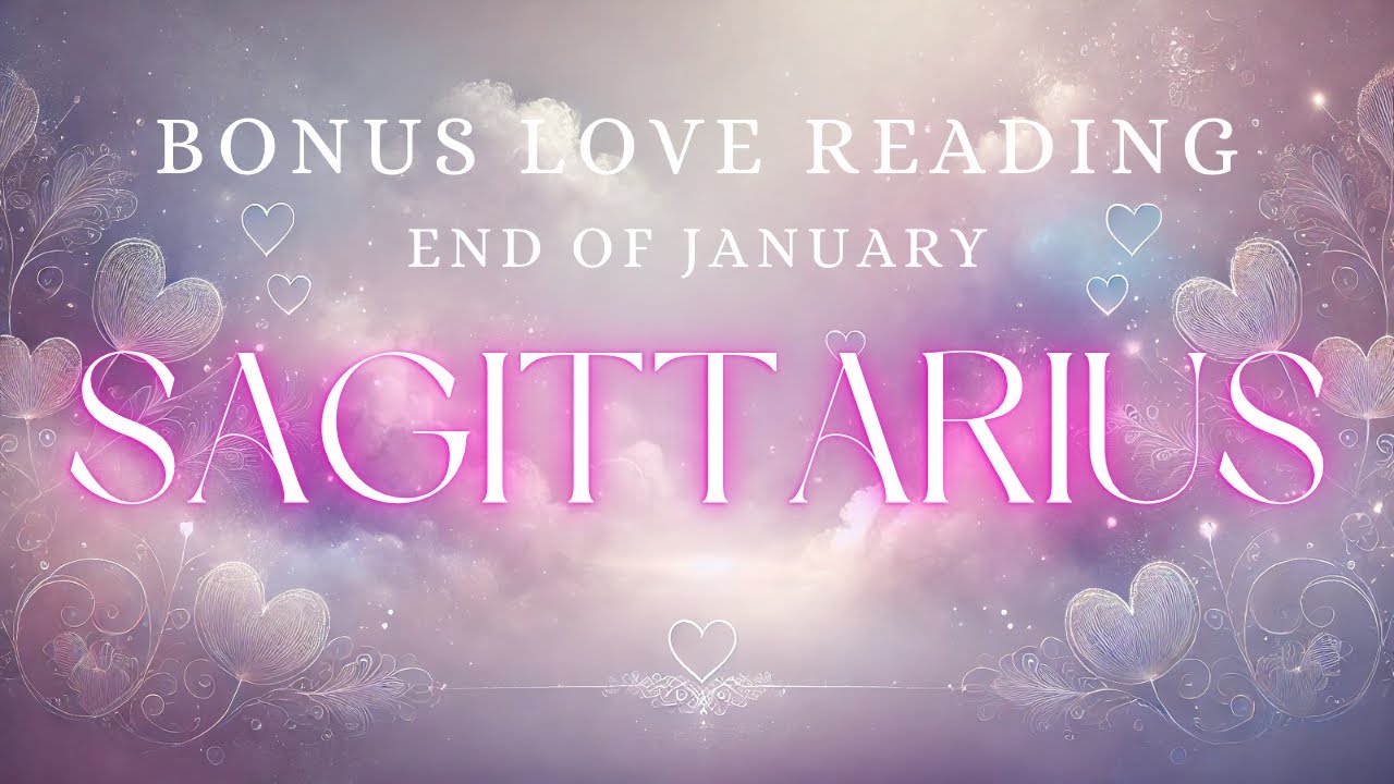 SAGITTARIUS tarot ♐️ While One Person Is Holding Back, Someone Is Rushing Back! Sagittarius January