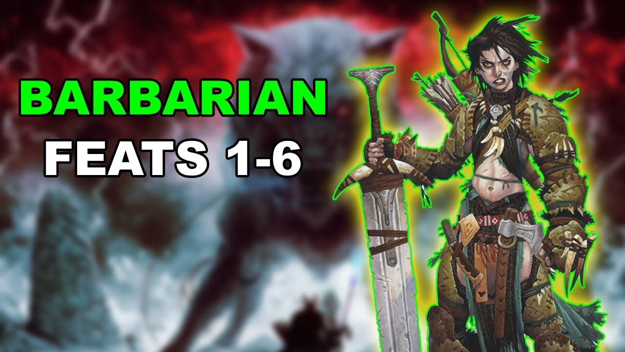 Варвар 103: Анализ умений варвара низкого уровня в Pathfinder